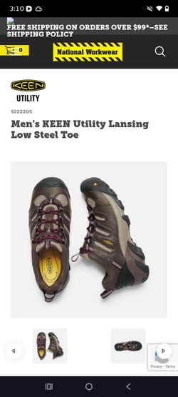 keen size 12 in men