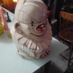 Vintage Clown Cookie Jar