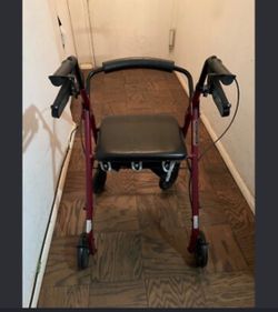 4-Wheel Rollator Walker with Seat