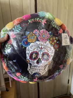 Cojines De Mexican Día De Muertos Tres Disponibles,  Cushions, 3 Available Halloween