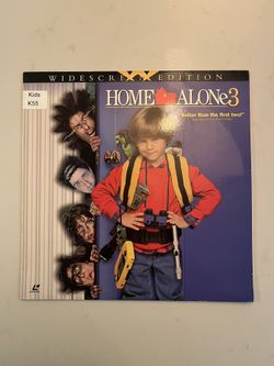 Home Alone 3 Laserdisc Widescreen Edition.