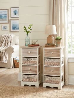 Cute accent storage tables or nightstands