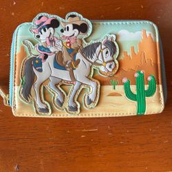 Mickey And Minnie Disney Loungefly Wallet 