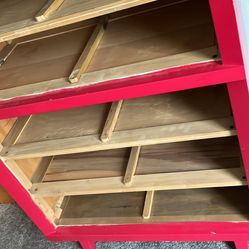 Pink And Teal Dresser 
