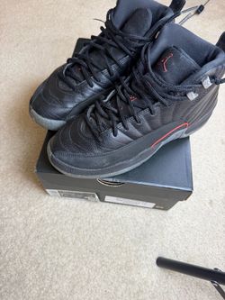 Air Jordan 12 Retro Black Red Sneakers