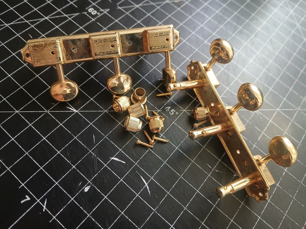 3x3 Tuners On A Plate...gold New.$25