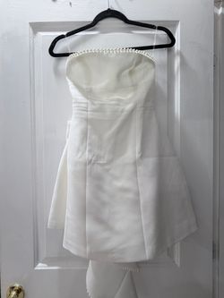 Babyboo white magnolia mini dress
