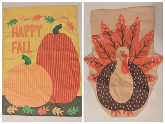 Fall (Thanksgiving) Garden Flags