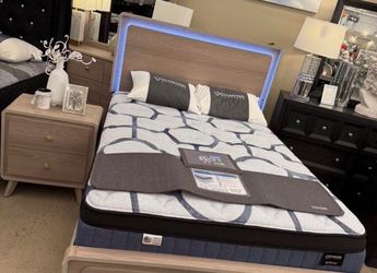 LED lighting—>bedroom furniture, beds, same day delivery 🚚