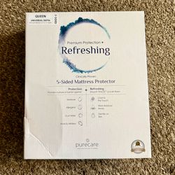 PureCare Tencel 5-Sided Queen Mattress Protector - $150 OFF