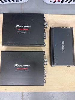 Kicker and pioneer Amplifiers
