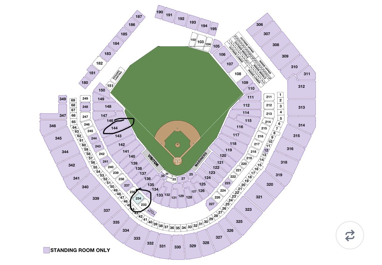 Mariners Opening Day Tickets March 30