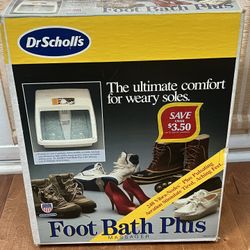 Dr Scholls Foot Bath Plus.