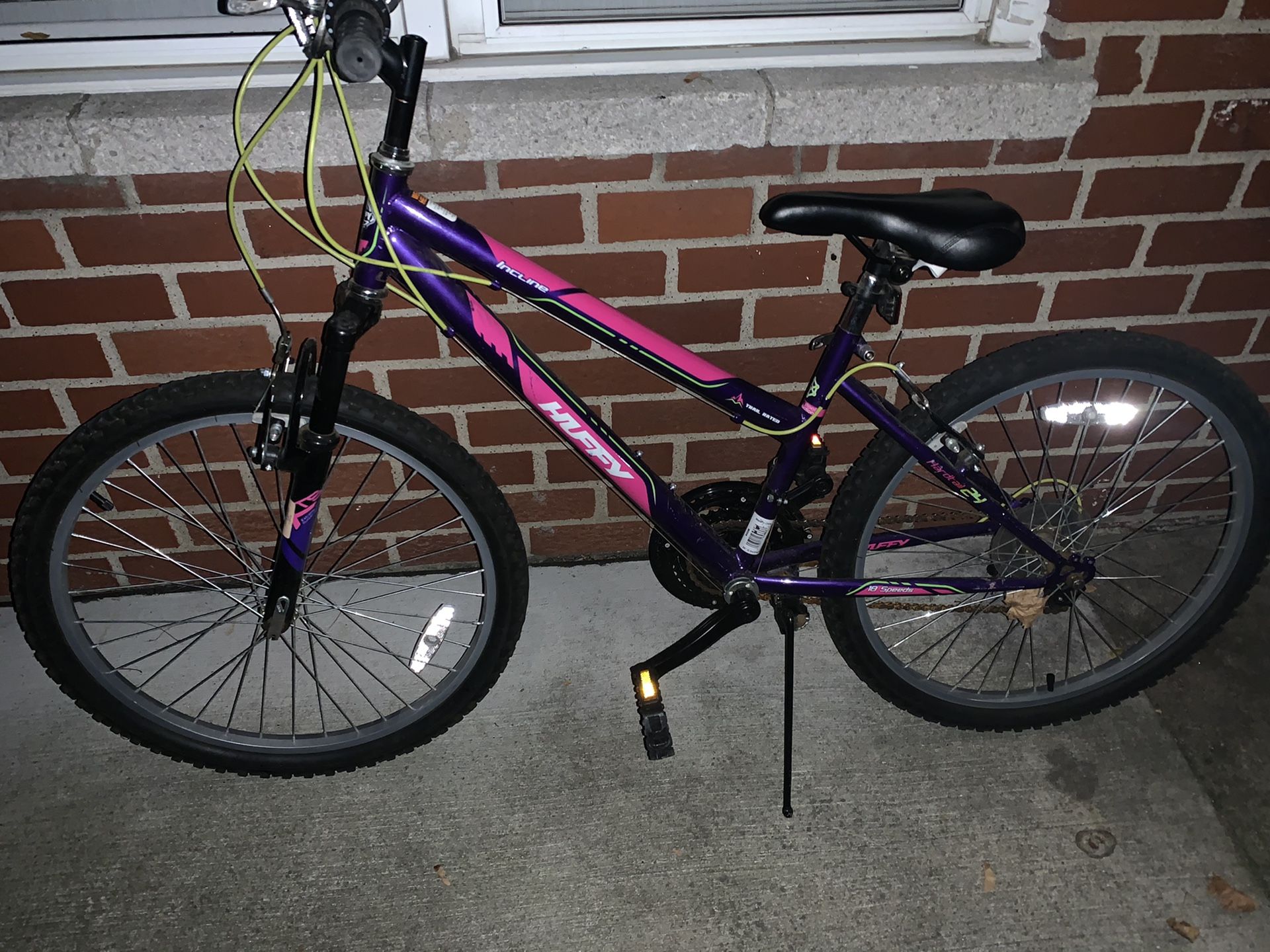 Girls 24” huffy mountain bike $75