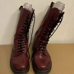 Red 14 Eye Dr. Martens