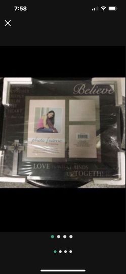 Great Christmas idea for your Christian friends or family. NEW 3 Size Glass Scripture Picture Frame. See all pictures. $5 East Dundee