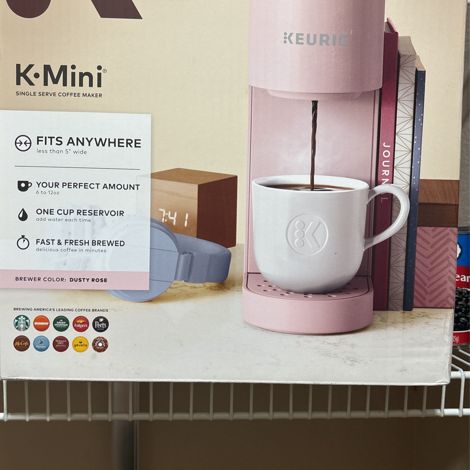 K-Mini Keureg Pink Mini Coffe Maker Brand New Never Used