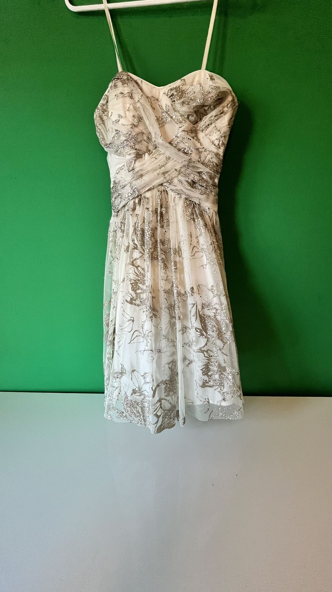 ✨ Hailey by Adrianna Papell Glitter Cocktail Dress - Size 4