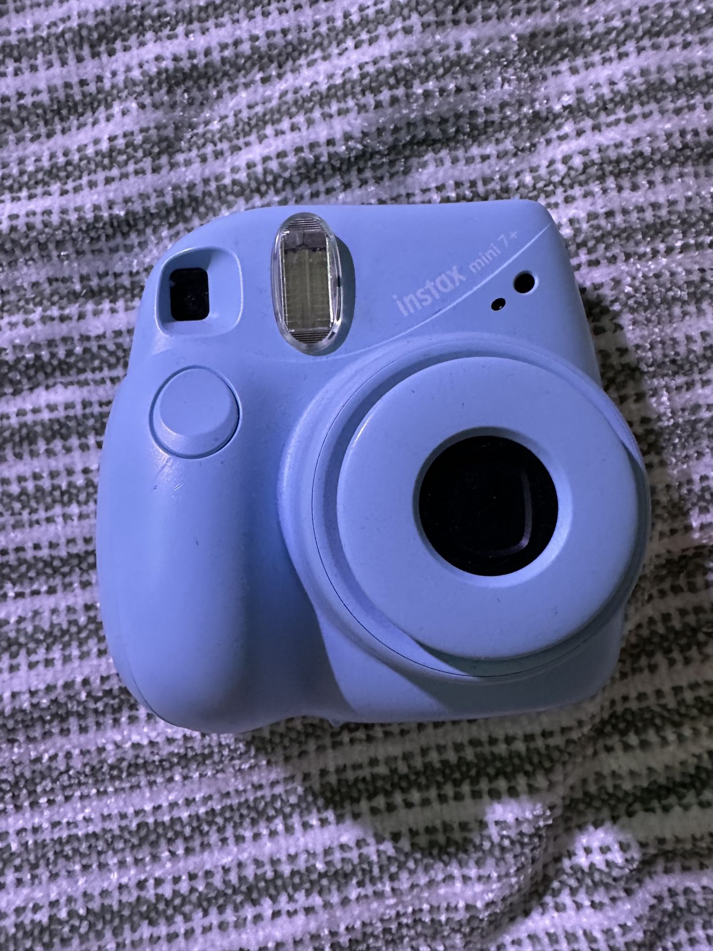 Light Blue Polaroid Camera