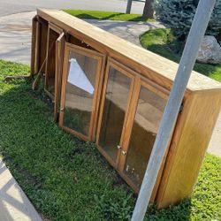 Free Kitchen Cabinet With Glass Doors 