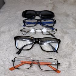Lot of 5 Ray-Ban Frames  please read