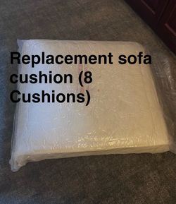 NEW LAX FURNITURE BOTTOM SEAT SPRING REPLACEMENT CUSHIONS 30x27 (8 CUSHIONS)