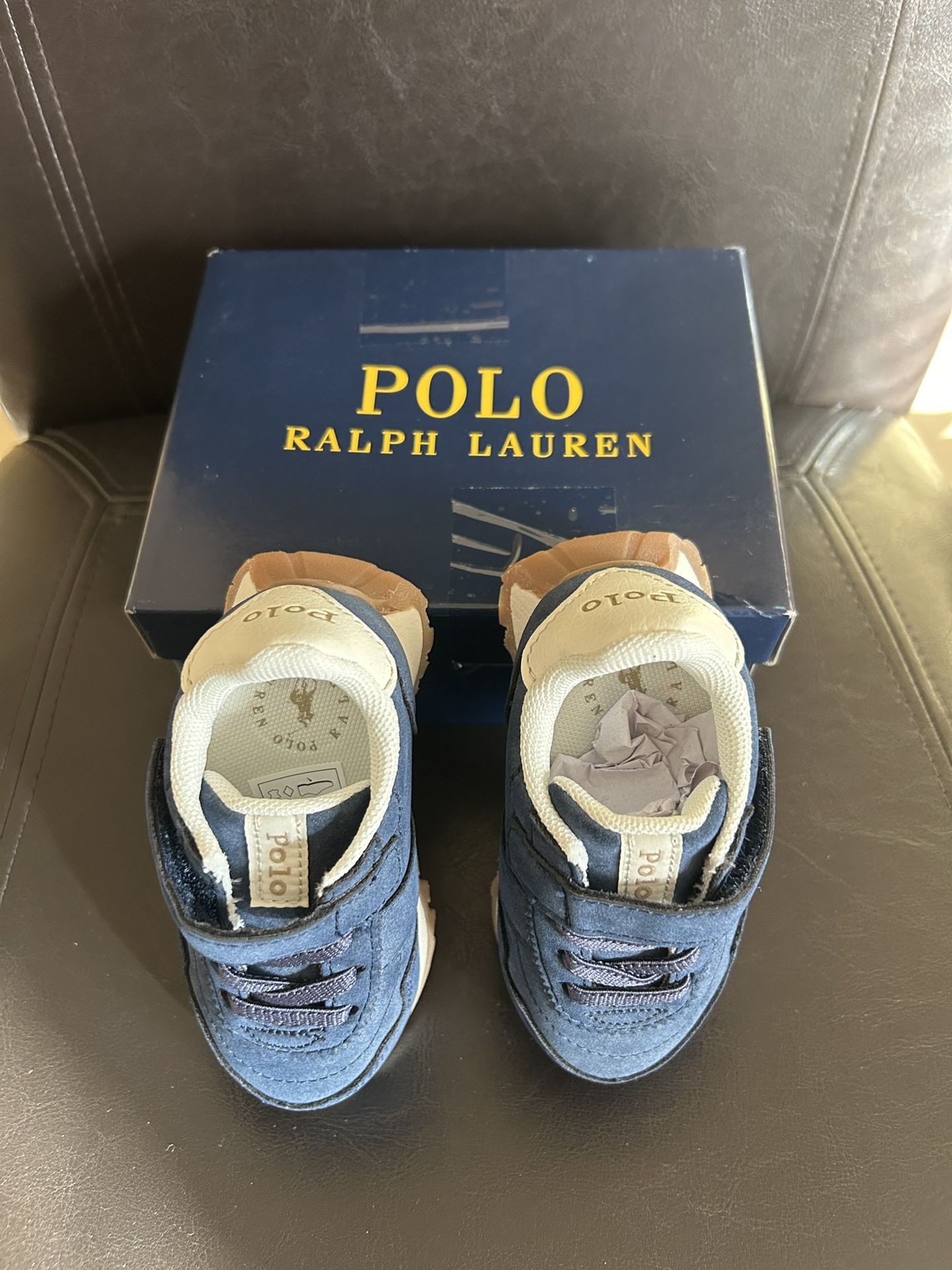 POLO RALPH LAUREN Boy's Trainer 89 PP Sneakers. Size 5 Toddler