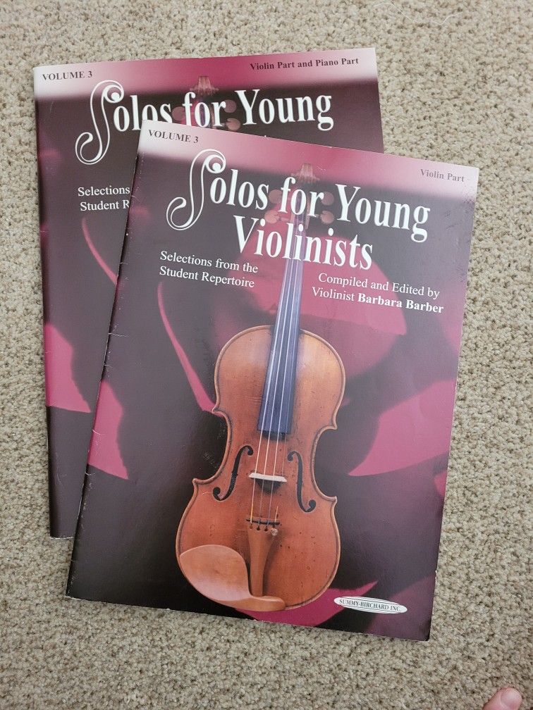 Complete Set of Violin & Accompaniment Books!
