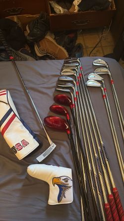 Nike complete forged irons &wood putter set