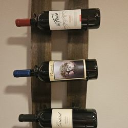Barrel Stave Wine Bottle Rack