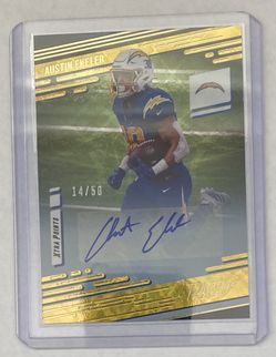 Austin Ekeler Prestige Xtra Points GOLD autograph 14/50