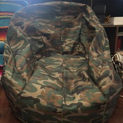 Camo Oversized Bean Bag Chair / Gaming Chair
