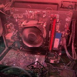 Omen Gaming PC With Wireless/wired Mechanical Keyboard Red Switches And Monitor.