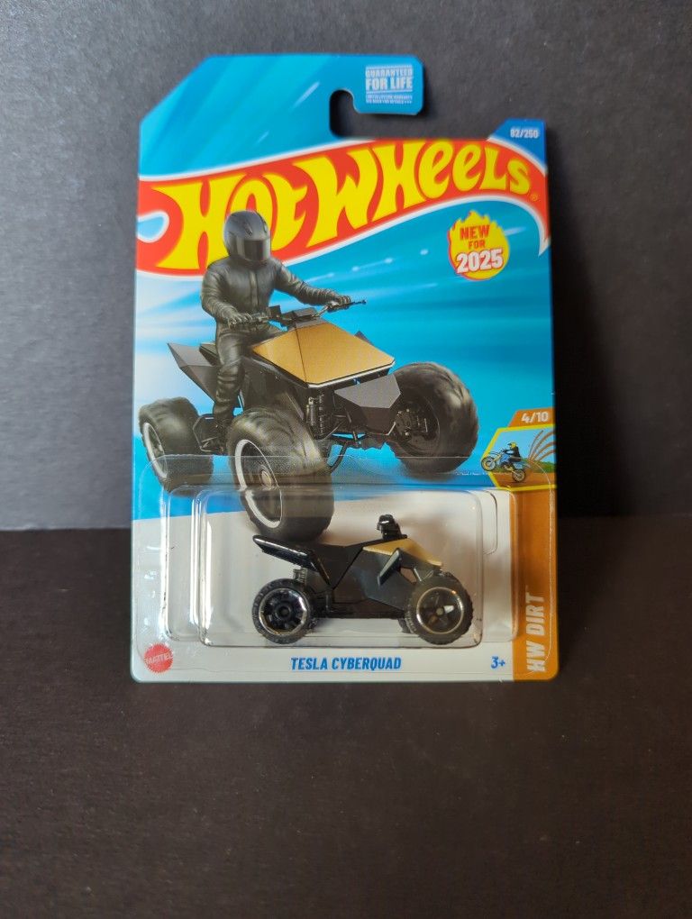 Hot Wheels Dirt 2025 Edition Tesla Cyberquad