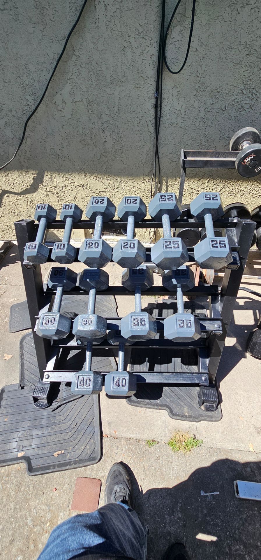 dumbells weights set