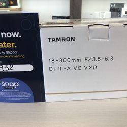 Tamron 18-300mm RF MOUNT f3.5-6.3