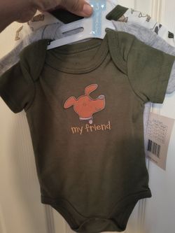 New Baby Boy 3 Pack Onesies 