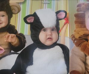 Infant skunk, Halloween costume size 12/18 months.
