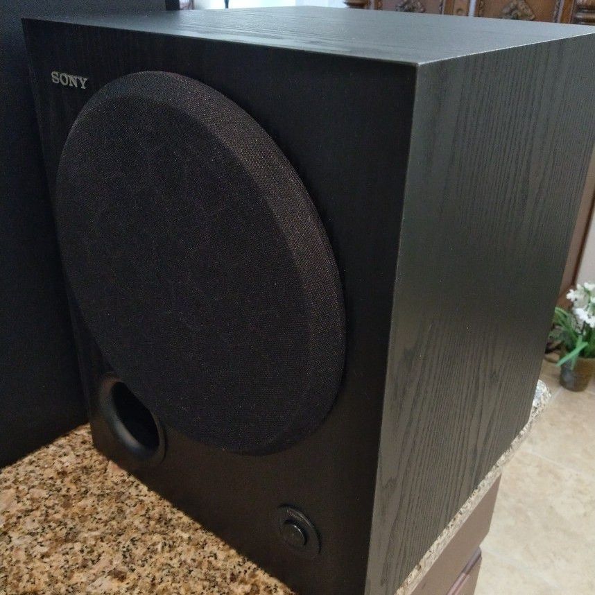 Sony Sub Woofer For Home Theater 100 Watts Of Sub Bass With Amp Subwoofer