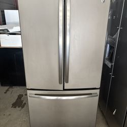 Slate French Doors Bottom Drawer Freezer