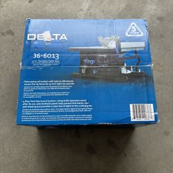 Delta 10 inch Portable Table Saw 30" Rip Capacity 36-6013
