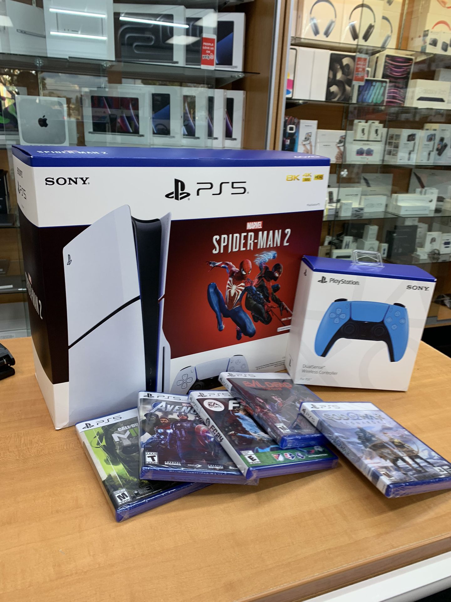 PlayStation 5 Slim Edition With Spider-Man 2 