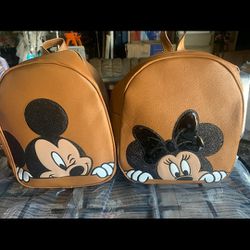 Backpack And Small Wallet Of Mickey Mouse