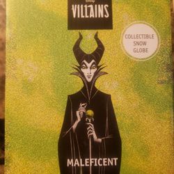 maleficent snow globe 