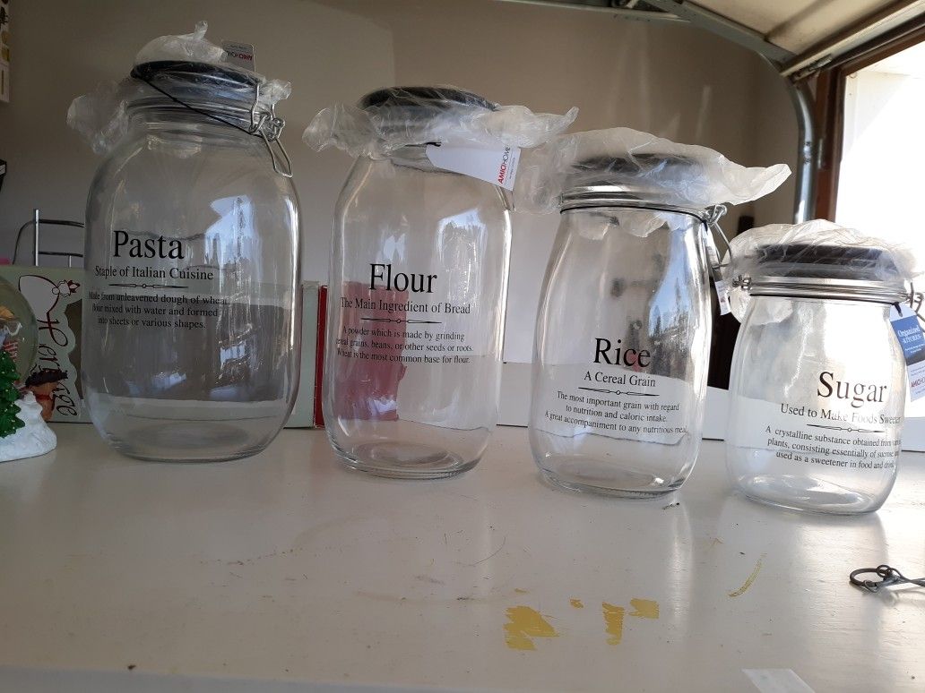 MASON JAR CANISTERS