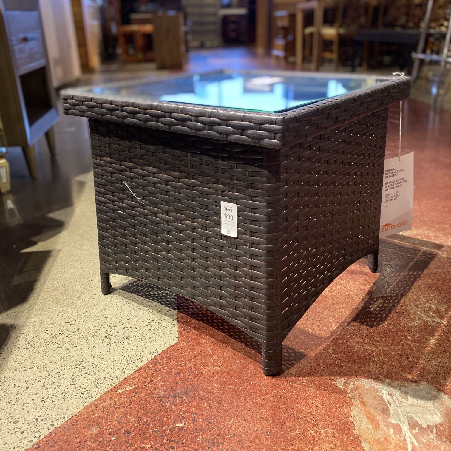 NEW-Abbyson Saratoga End Table