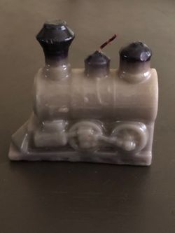 Vintage Locomotive Train shaped Candle 6” X 5.5”