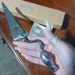 Vintage Michael Aram Mouse And Cheese Knife