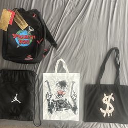 Streetwear Bags (ALL FOR $50) (Ksubi, Sprayground, ModernJunkies, Jordan)