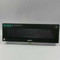 New Logitech MX Keys S Wireless Keyboard Black